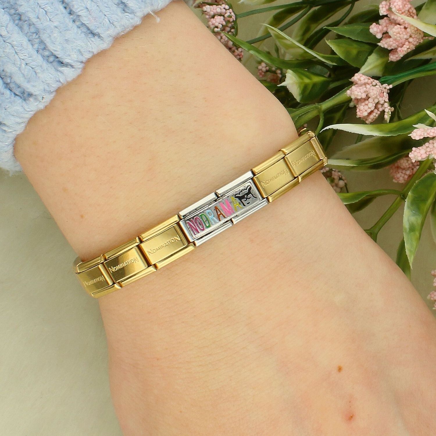 Nomination Double Link 925 zawieszka srebro 'Bez dramatu Lama' 330721 05 biżuteria nomination nomination zawieszki nomination baza.jpg